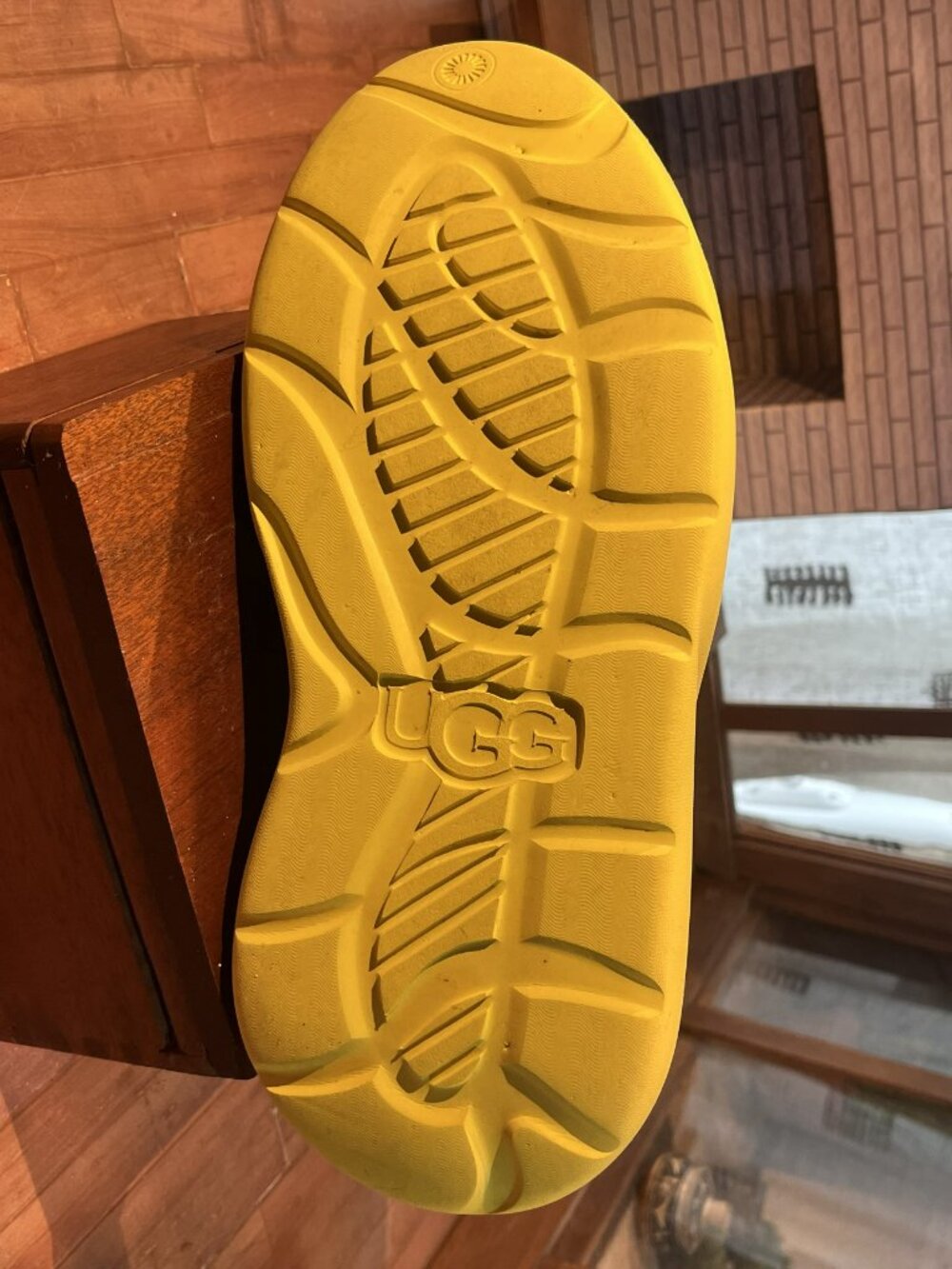 UGG Yellow puffy shoes size 9 - Picture 5 of 7